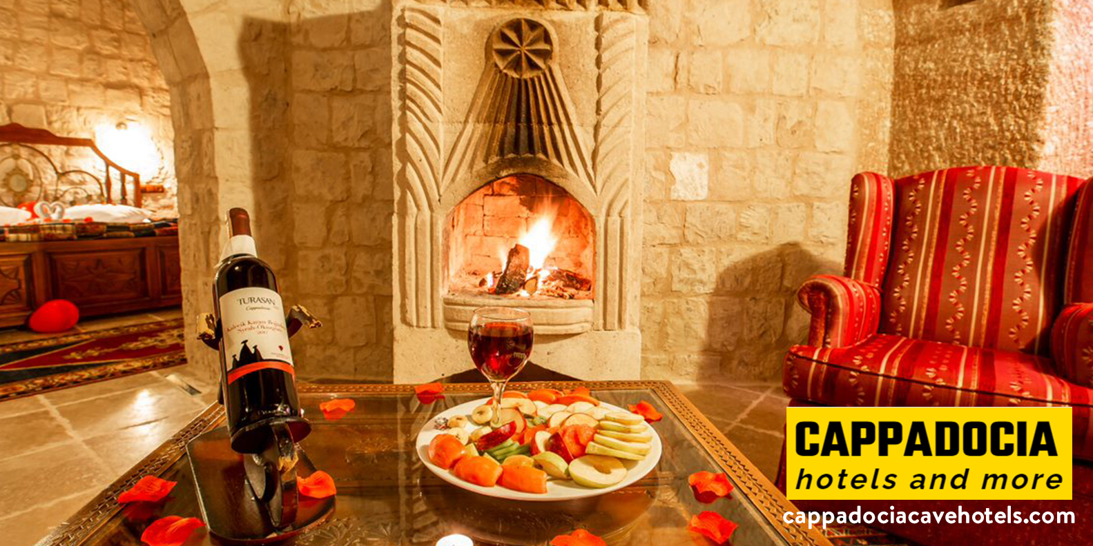Cappadocia Hotels and Rooms with Fireplace