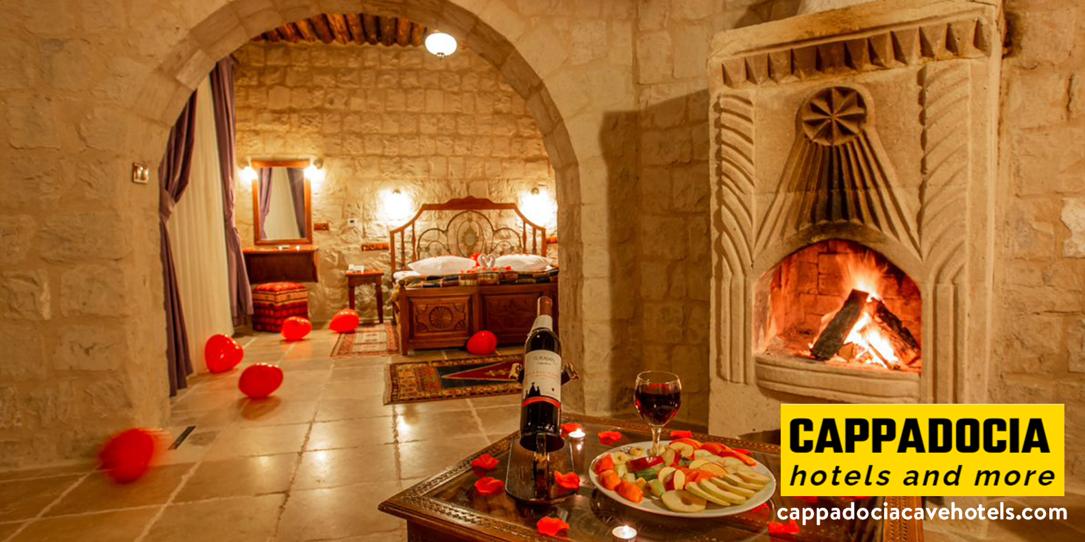Cappadocia Rooms with Fireplace
